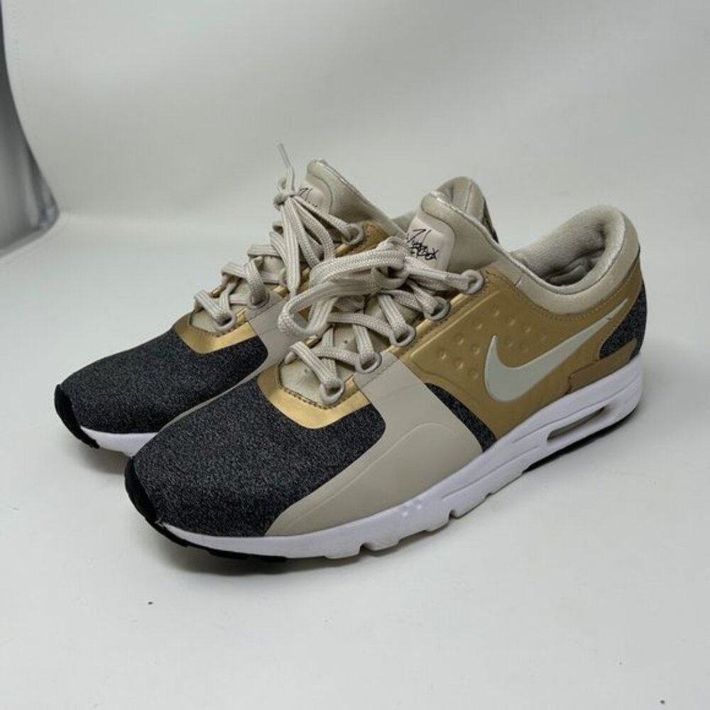 Nike Airmax Zero Light Orewood gold gray Shoes Women's Size 8.5 2017 903837-100